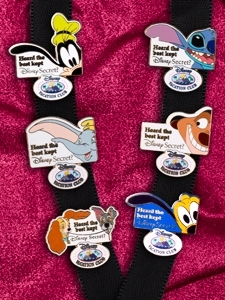 Disney Pins & Lanyard (copyright 2007 Disney)