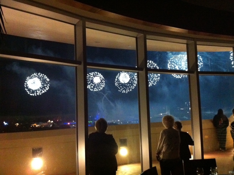 Top of the World Lounge Fireworks