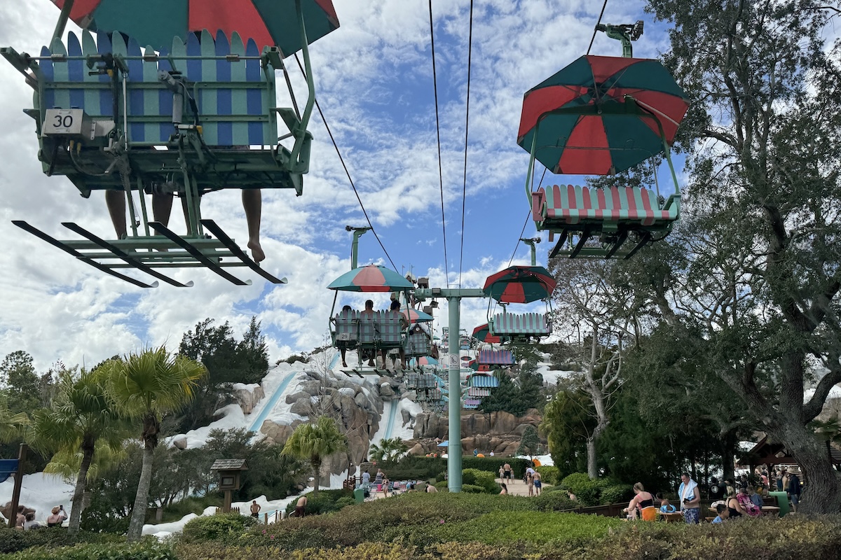 Disneys Blizzard Beach Chairlift