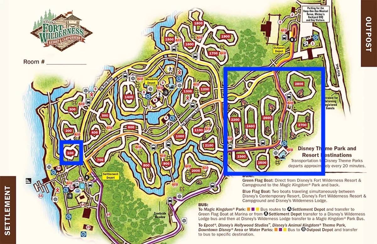 Disneys Fort Wilderness Map 2023 09 Proposed