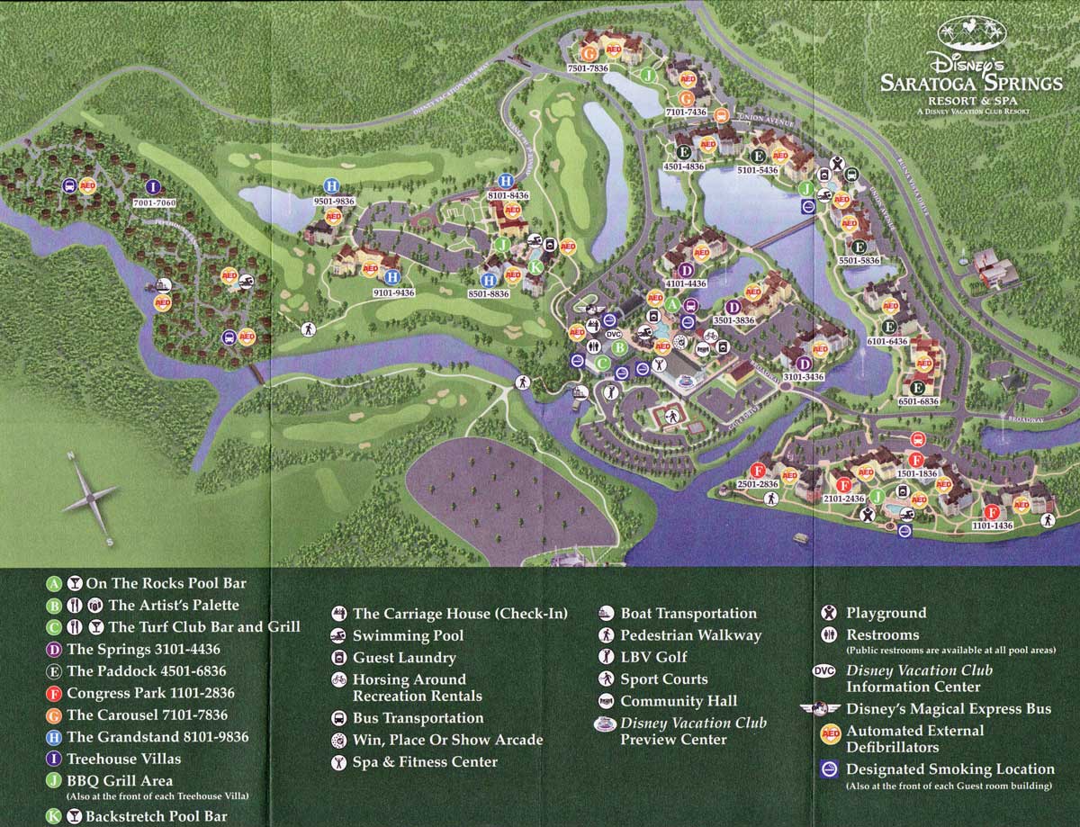 Saratoga Springs Map, June 2009