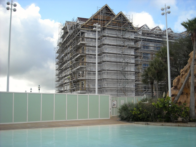 Grand Floridian Construction - June 2013