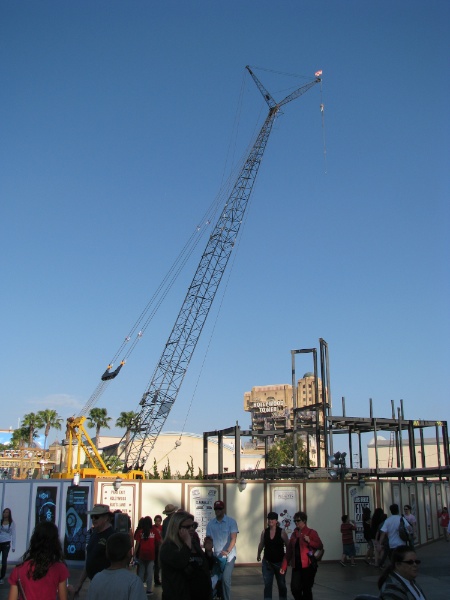 Disneyland Construction - April 2011