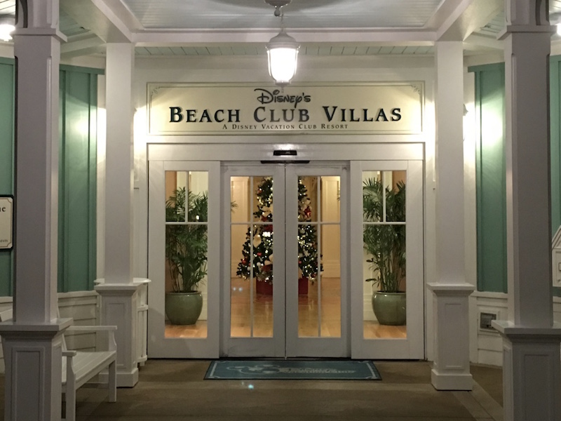 Beach Club Villas Entry