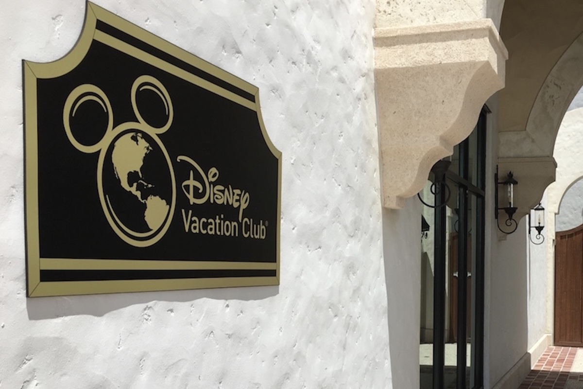 Disney Vacation Club Sign Disney Springs