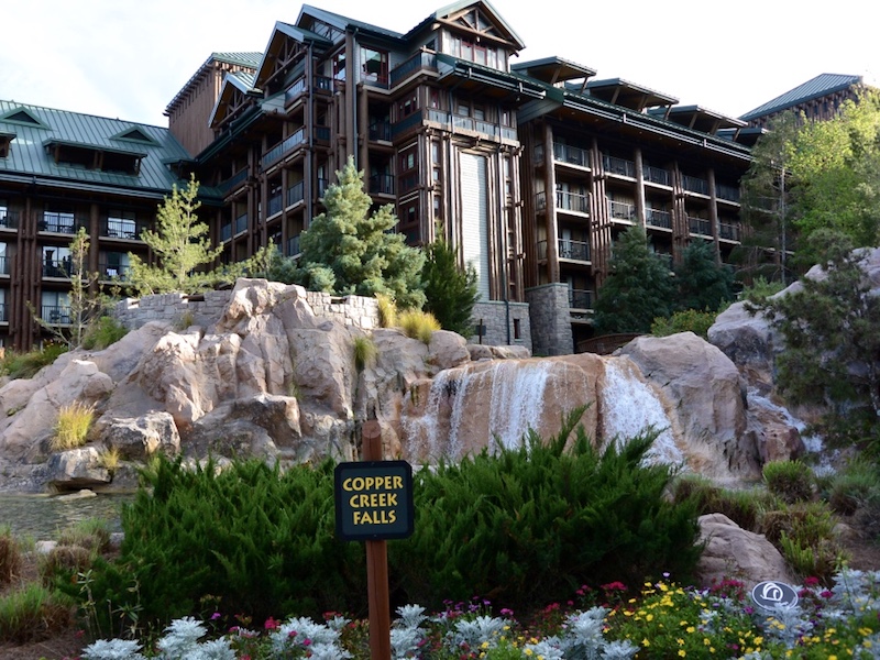 Copper Creek Falls, Disney's Wilderness Lodge