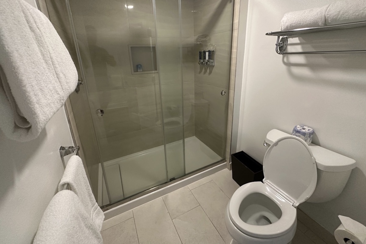 Shower and commode