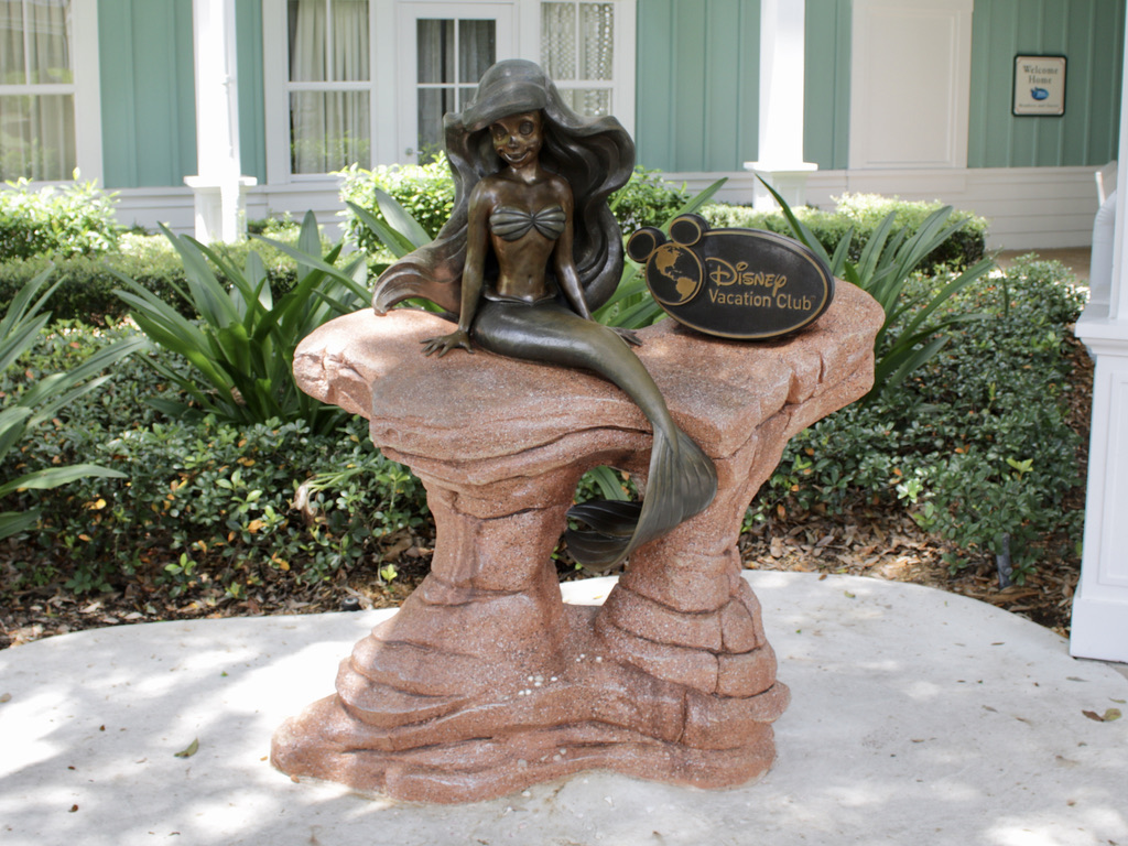 Disney Vacation Club Ariel statue
