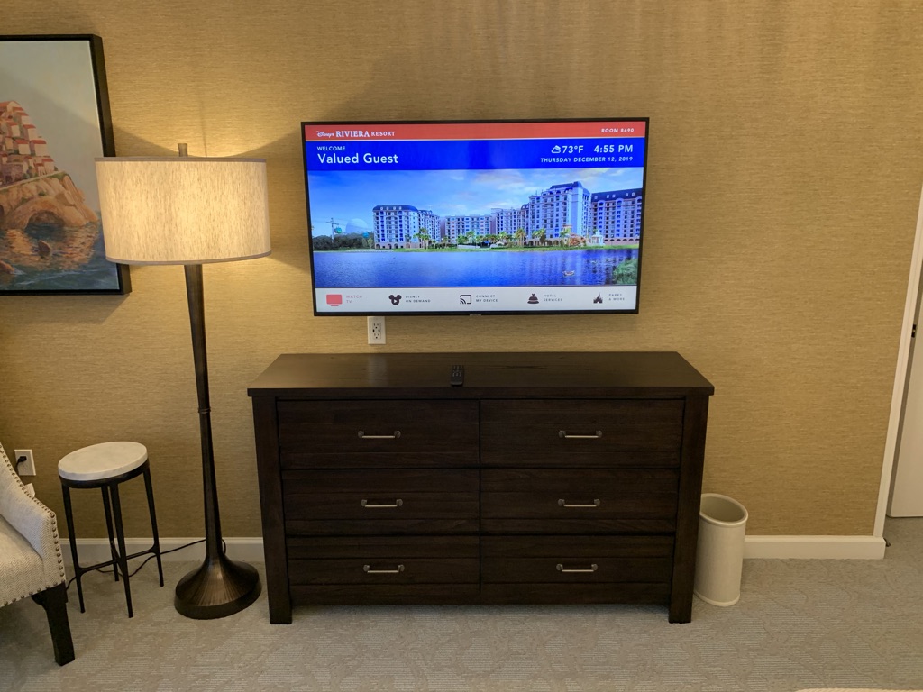 Dresser and flat panel TV