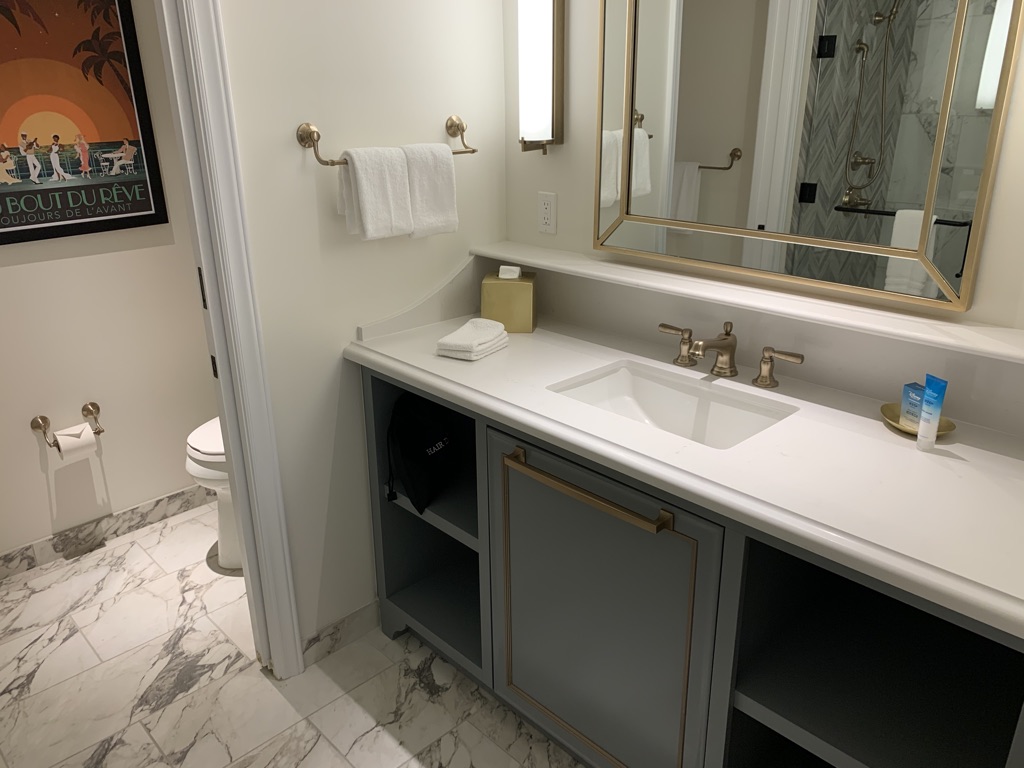 Third bathroom vanity
