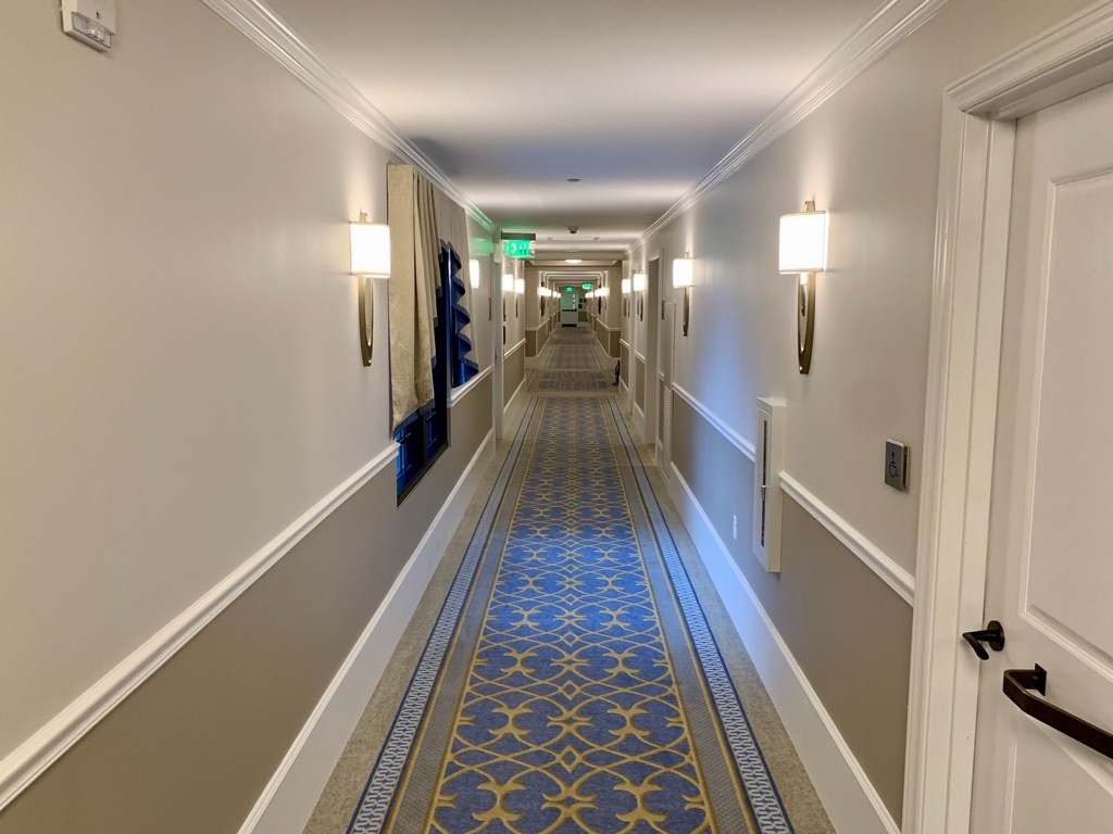 Resort hallway