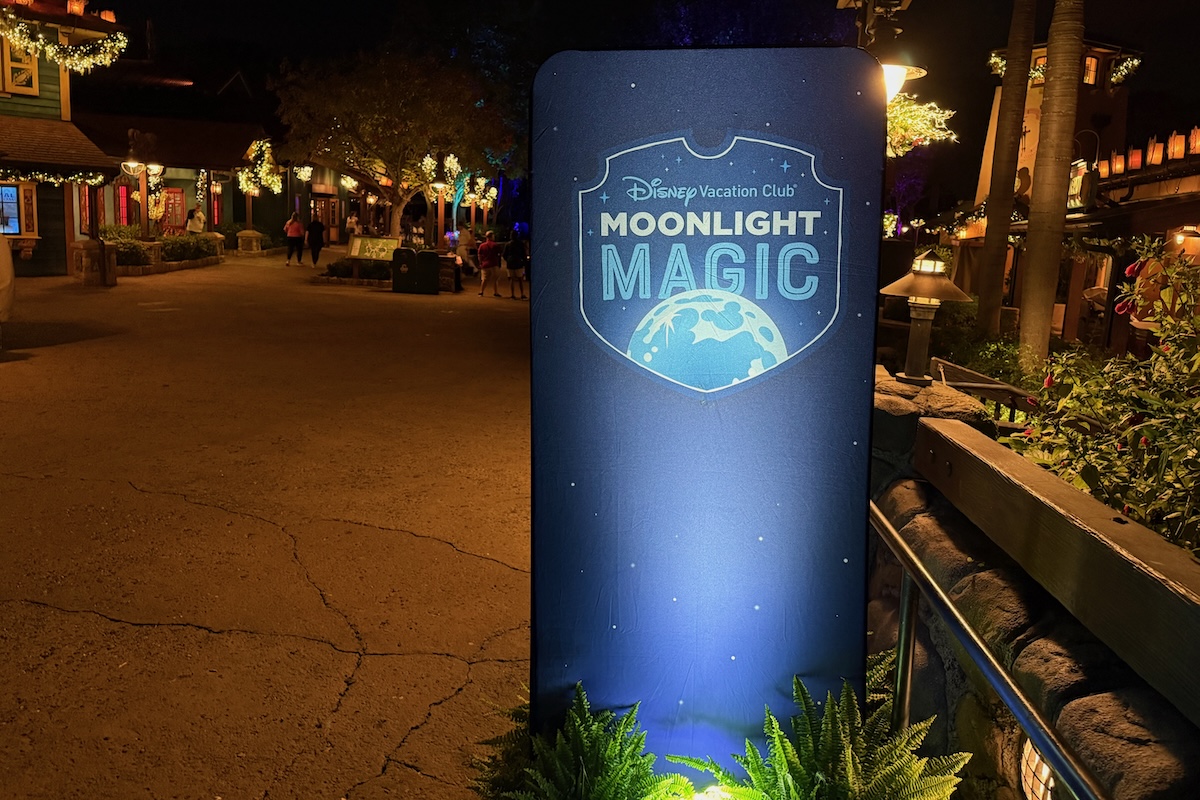 Moonlight Magic Animal Kingdom 2024 Sign