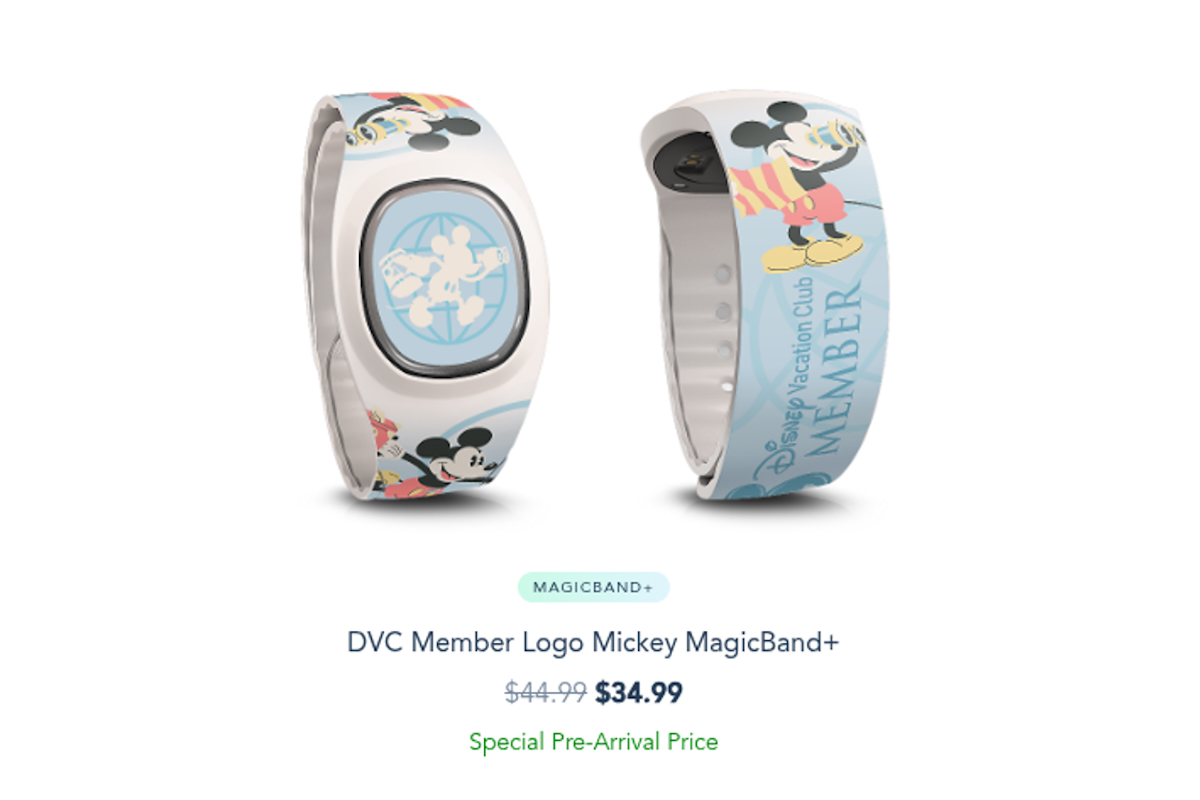 Disney Vacation Club MagicBand 2025 Blue Both