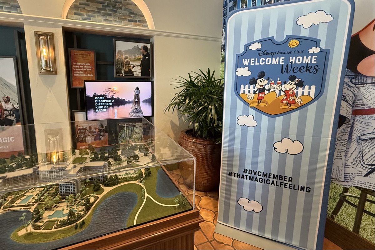 Disney Vacation Club Welcome Home Weeks Banner 2025