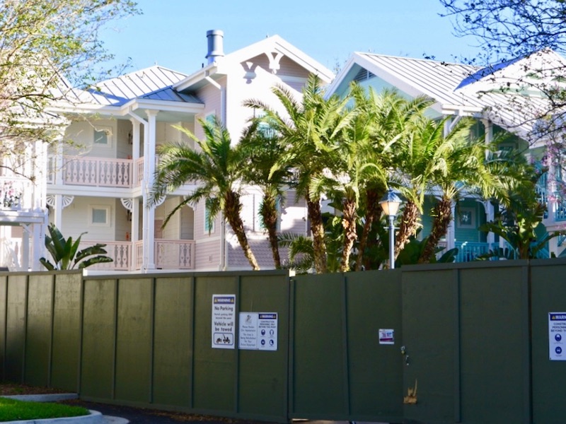 Disney' Old Key West Resort - Construction Wall