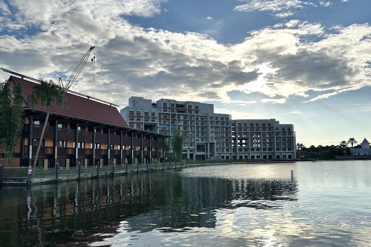 Disneys Polynesian Tower Construction 2023 August 10