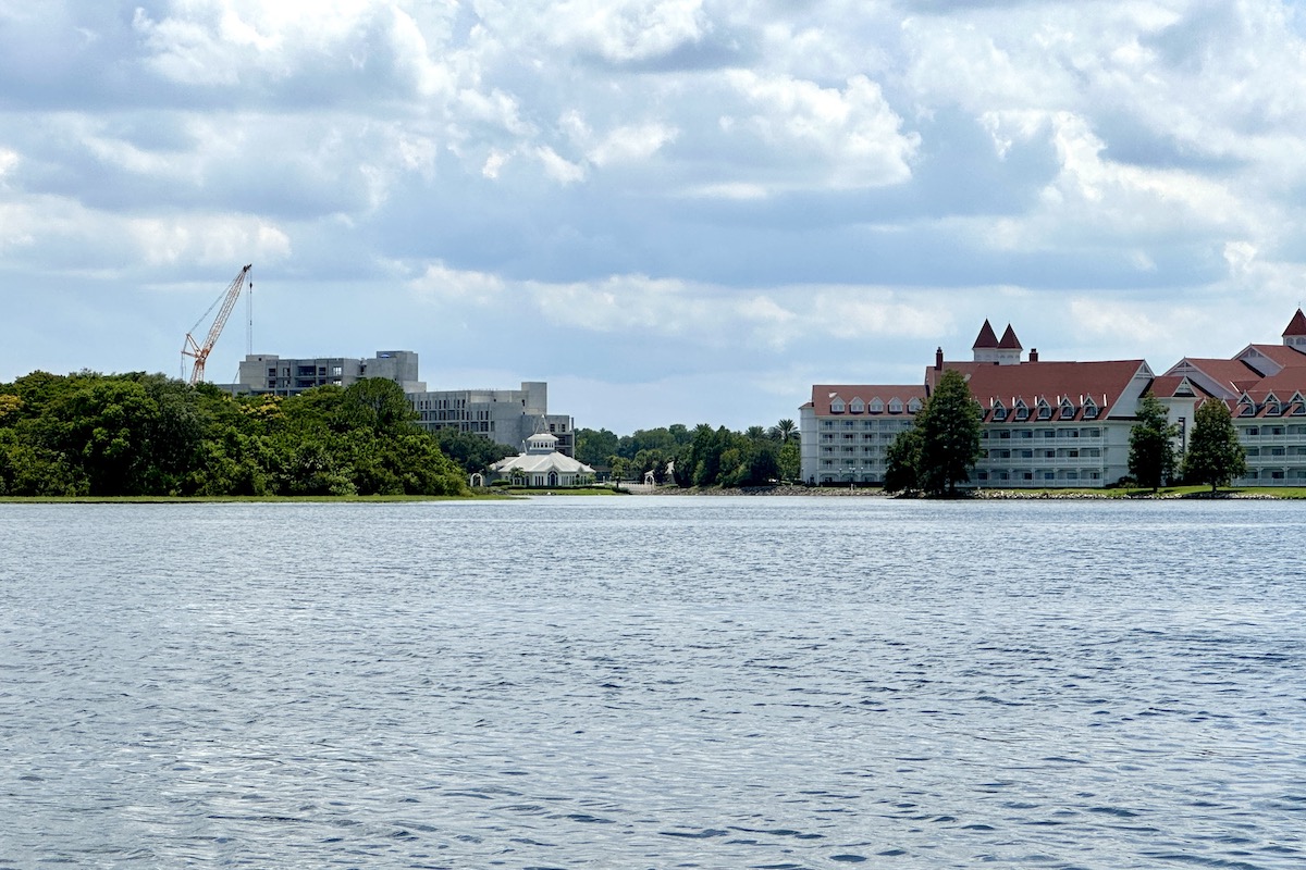 Disneys Polynesian Tower Construction 2023 August 9