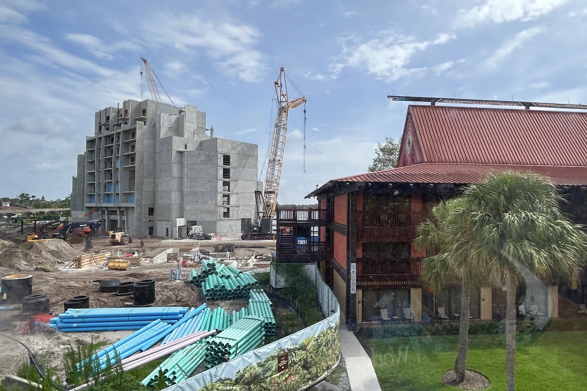 Disneys Polynesian Tower Construction 2023 June 1