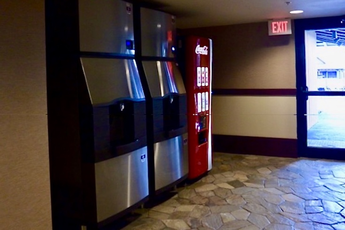 Ice & vending machines