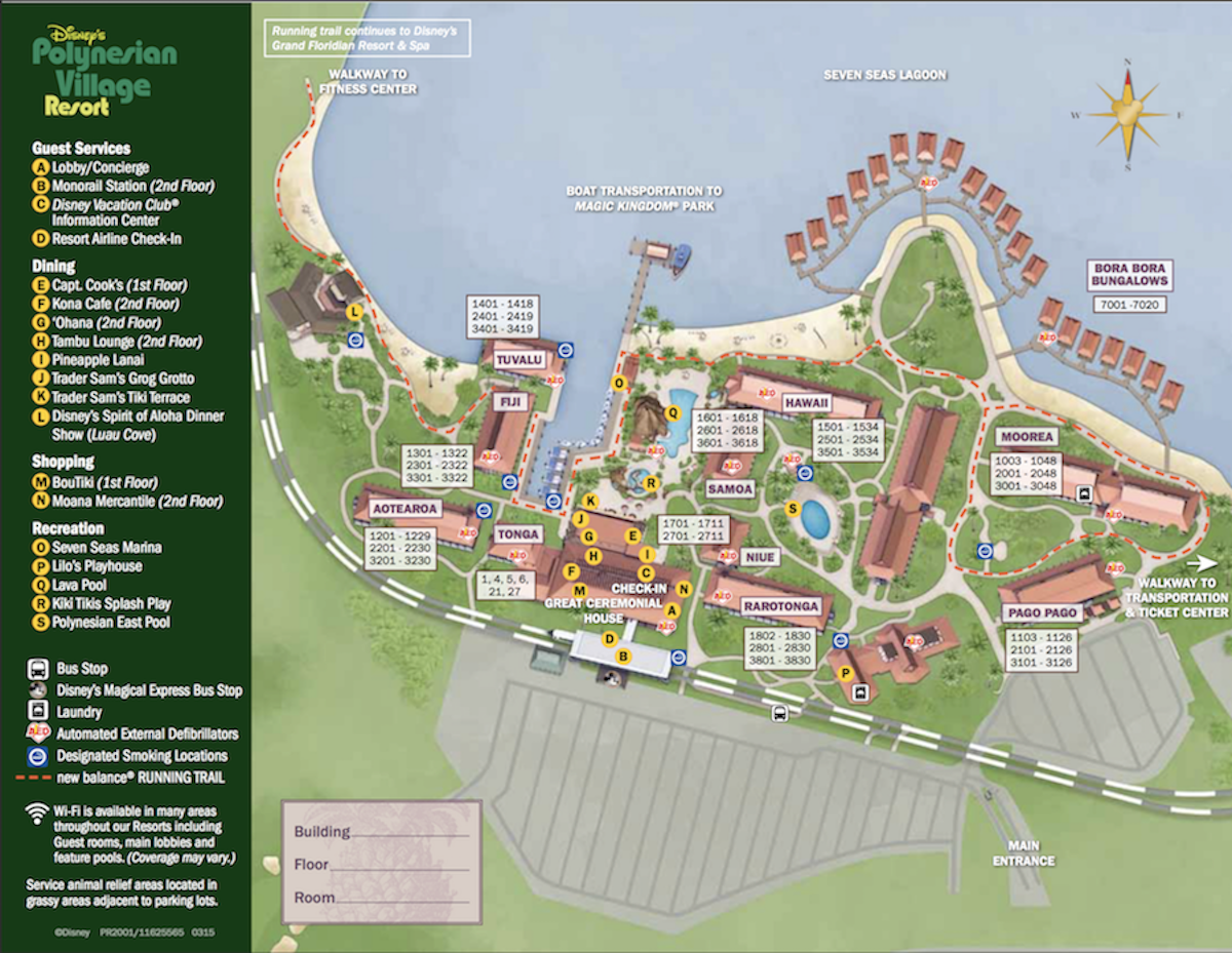 Poly Resort Map 2015
