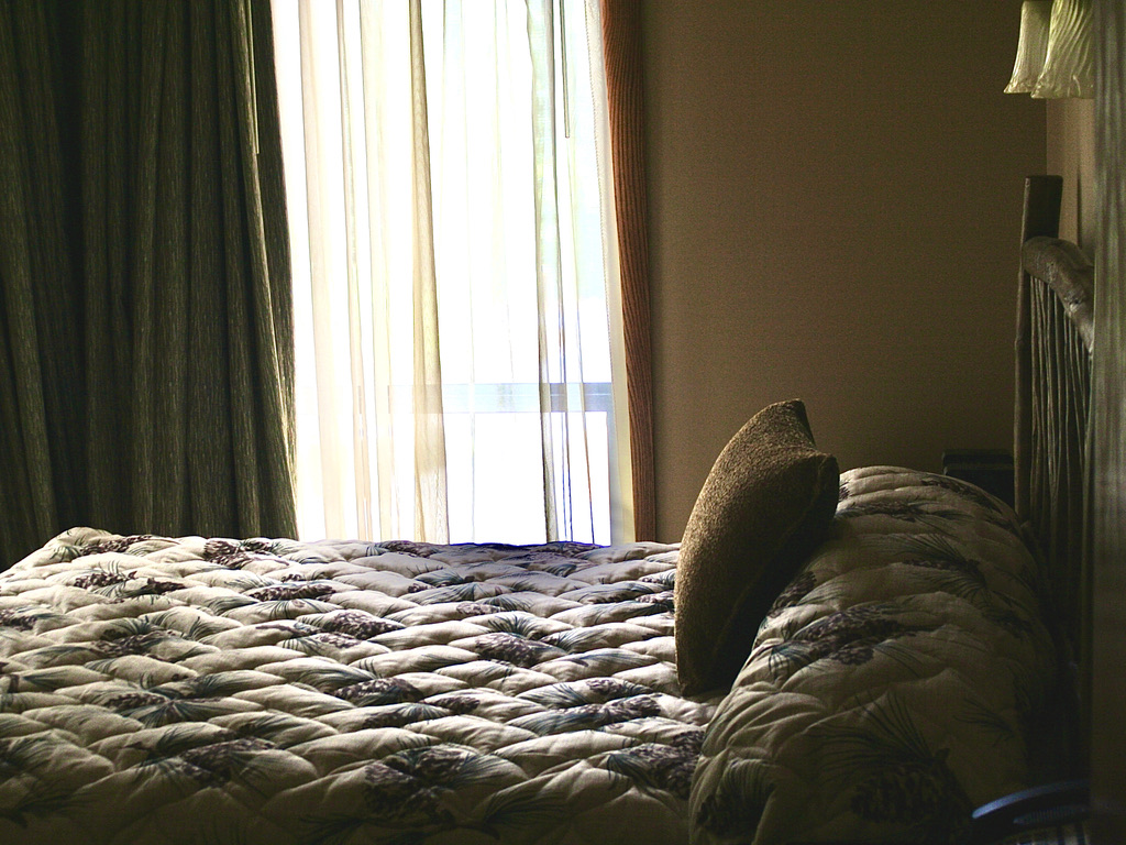 Master bedroom queen size bed