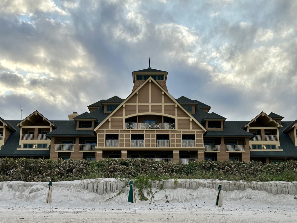 The Inn as viewed from beach