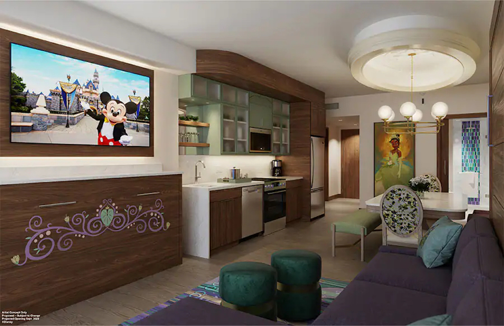 Villas at Disneyland Hotel Concept One Bedroom