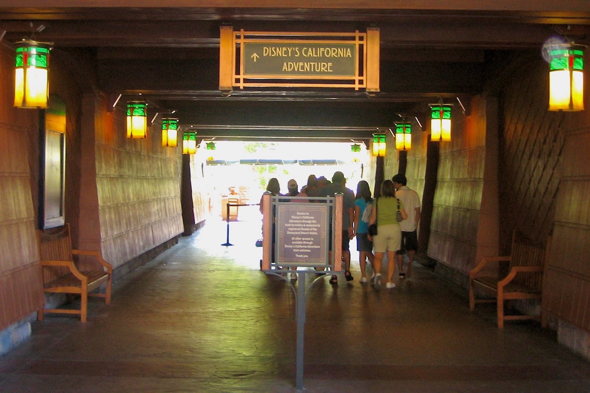 Villas at Disneys Grand Californian Hotel Exterior DCA Entry