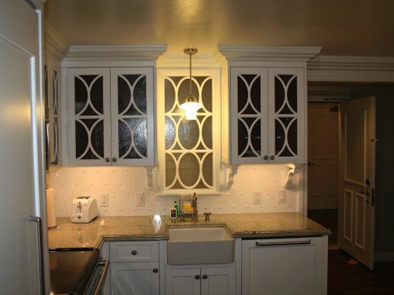 Kitchen sink and cabinets