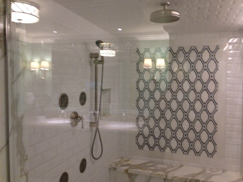 Grand villa master bathroom shower