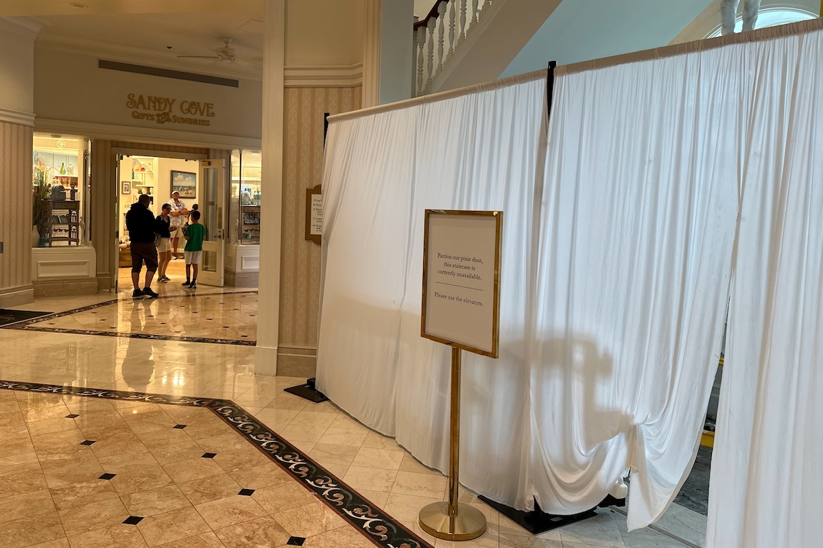 Disneys Grand Floridian Lobby Refurb 202507e