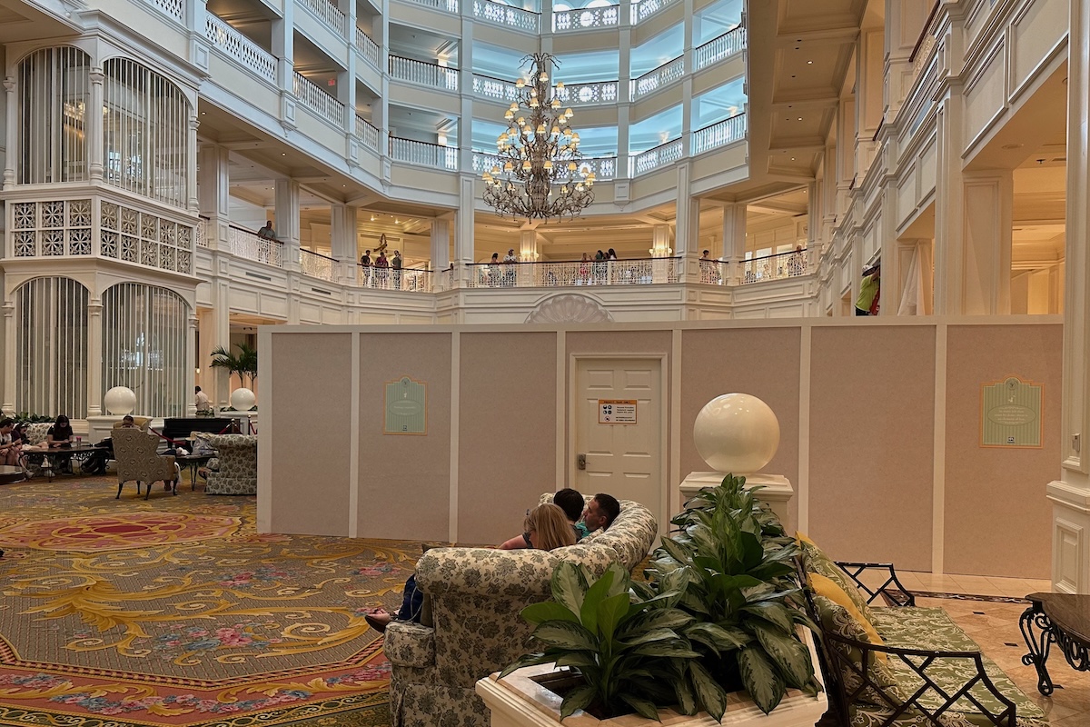 Disneys Grand Floridian Lobby Refurb 202507f