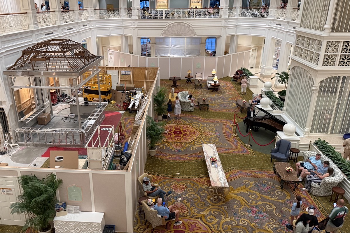 Disneys Grand Floridian Lobby Refurb 202509e