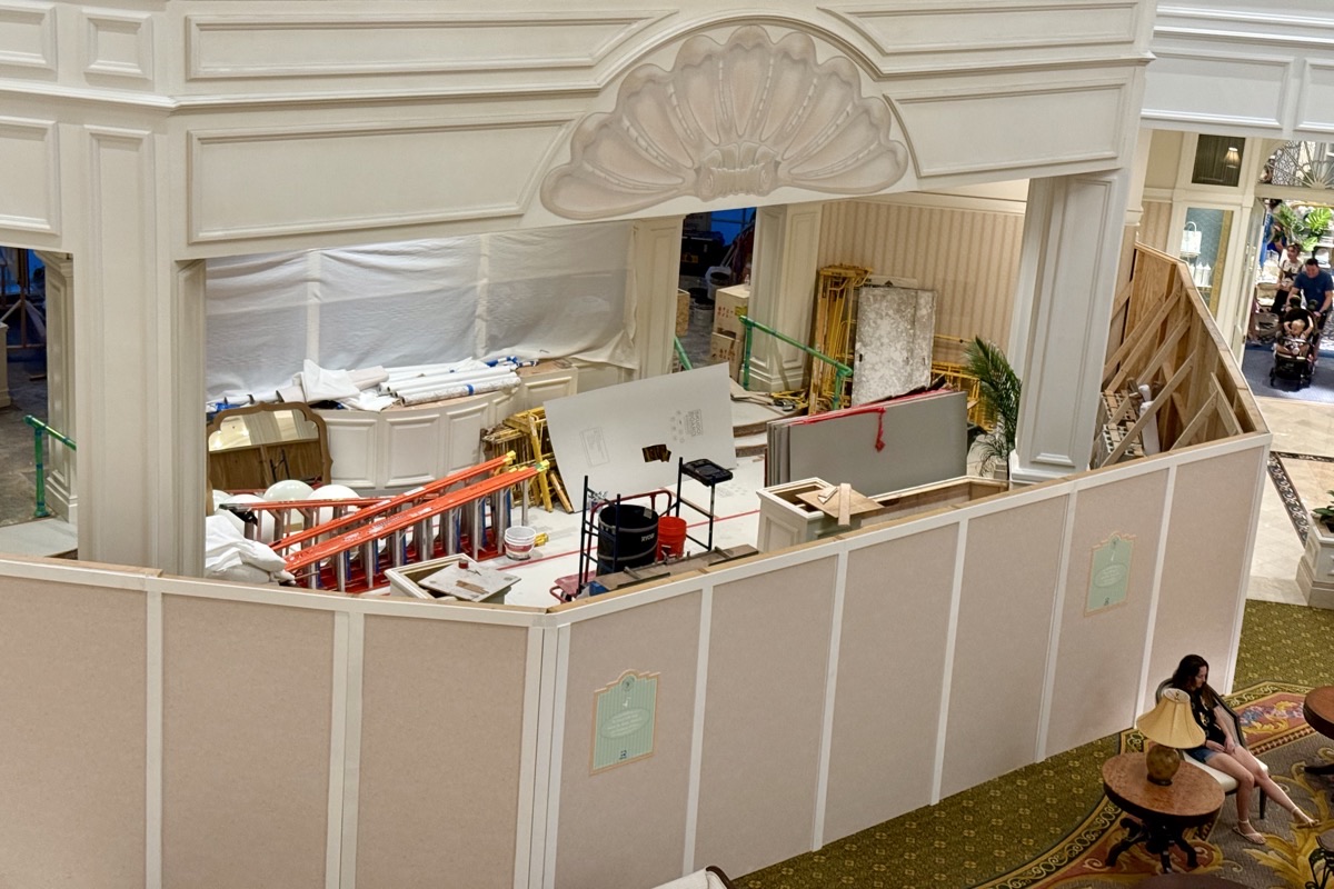 Disneys Grand Floridian Lobby Refurb 202509g