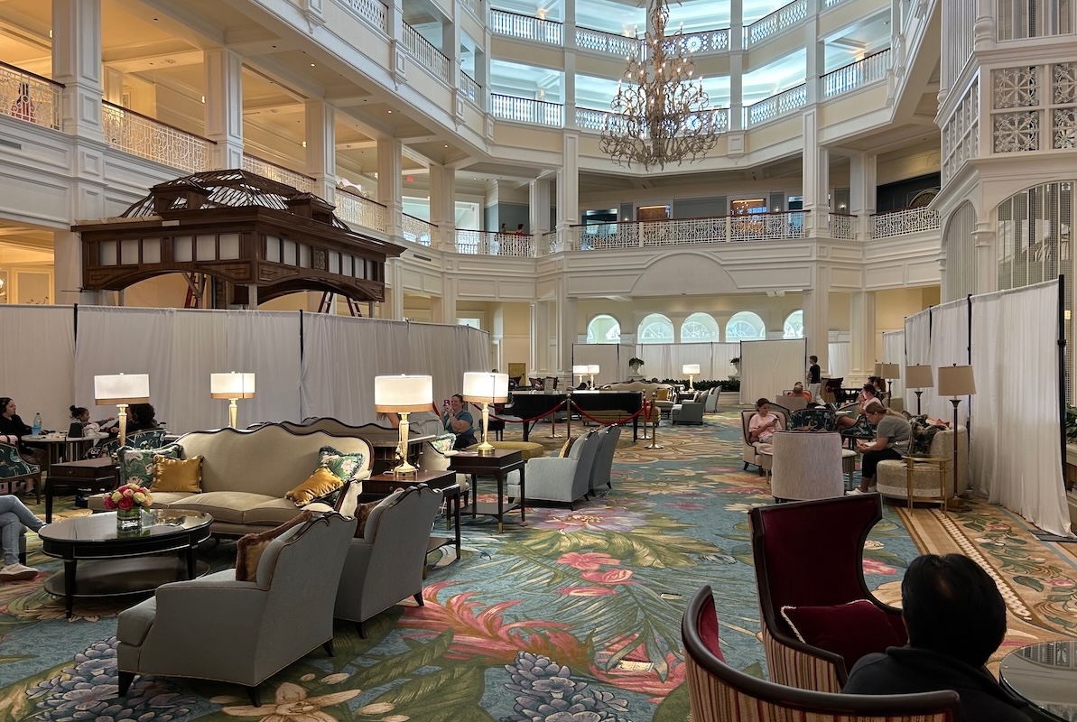 Disneys Grand Floridian Lobby Refurb 202510f