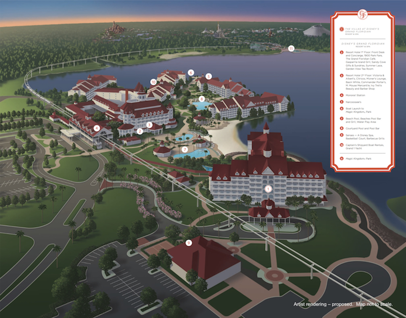 Villas at Disney's Grand Floridian Resort - Pre-Opening Rendering