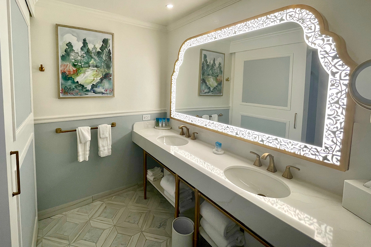 Disneys Grand Floridian Resort Studio Bathroom Vanity
