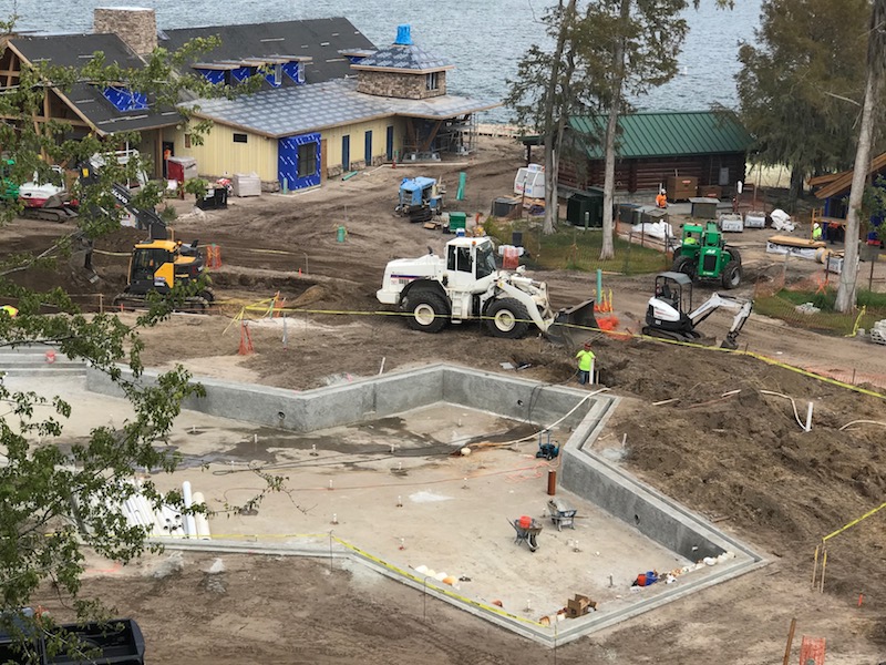 Wilderness Lodge Construction - October 2016