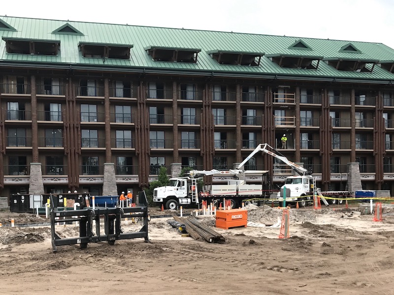Wilderness Lodge Construction - October 2016