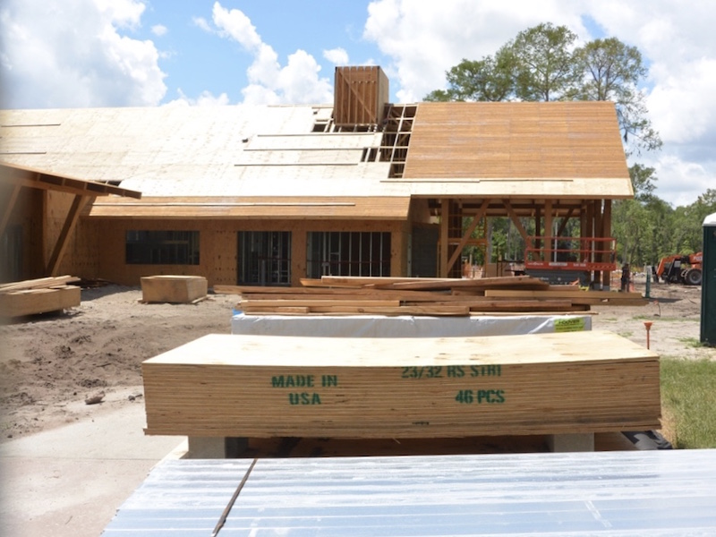 Wilderness Lodge Construction - June 2016