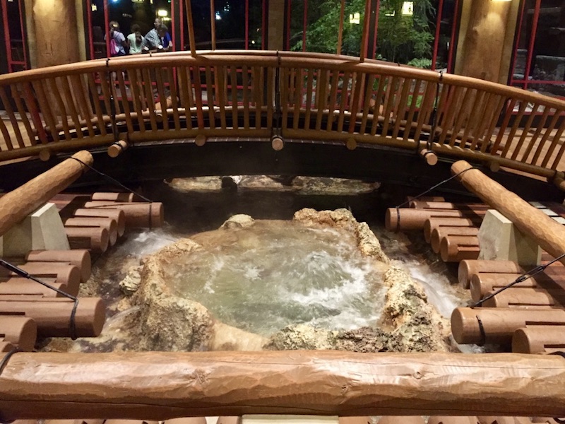 Lobby hot springs