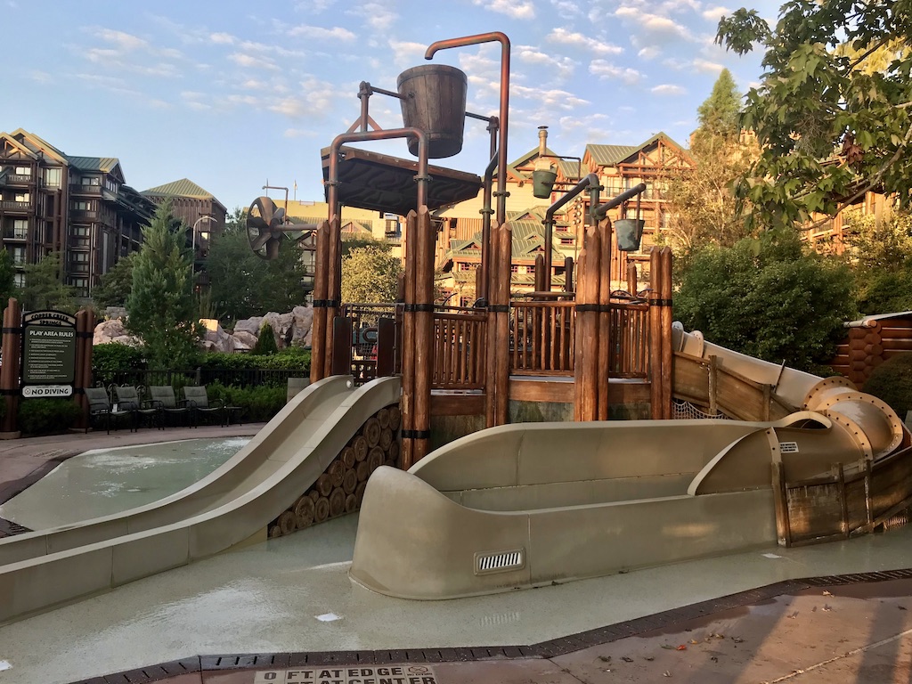 Wilderness Lodge Water Play Area